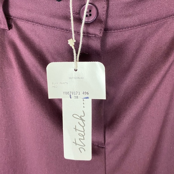 Agnis b Red Elvy Pant Size 38 NWT - Picture 5 of 7